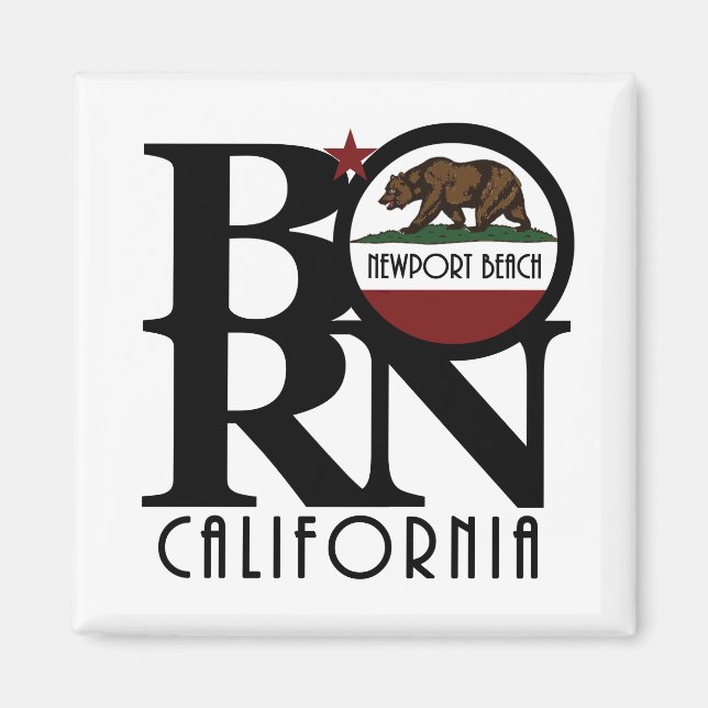 BORN Newport Beach Magnet (Front)