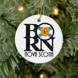 BORN Nova Scotia Ceramic Tree Decoration
