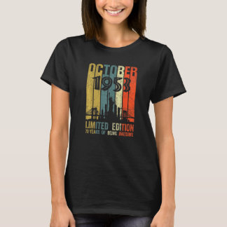 Born October 1953  70th Birthday T-Shirt