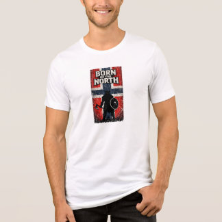 Born of the North – Viking Warrior Norway Flag  Tri-Blend Shirt