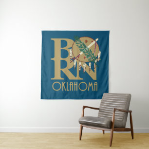 BORN Oklahoma Tapestry