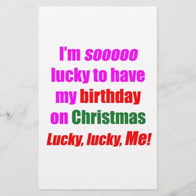 Born On Christmas (Front)