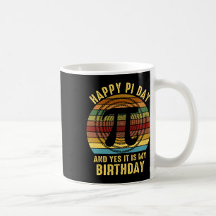 Born On Pi Day Birthday Decorations Happy 14 March Coffee Mug