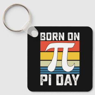 Born On Pi Day Birthday Math Mathematics Key Ring