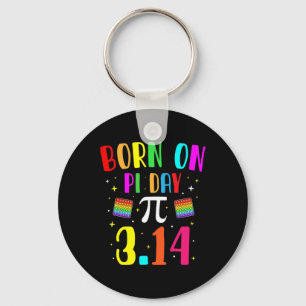 Born On Pi Day March Birthday Math Geek Teachers A Key Ring
