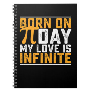 Born On Pi Day My Love Is Infinite Math Funny Notebook