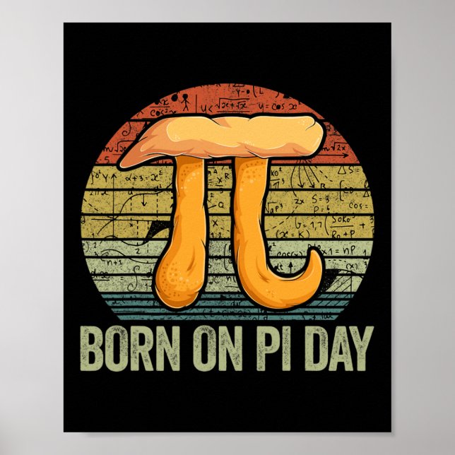 Born On Pi Day Shirt4  Poster (Front)