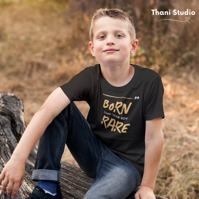 Born Rare Leap Year Boy Feb 29 Birthday  T-Shirt (Creator Uploaded)