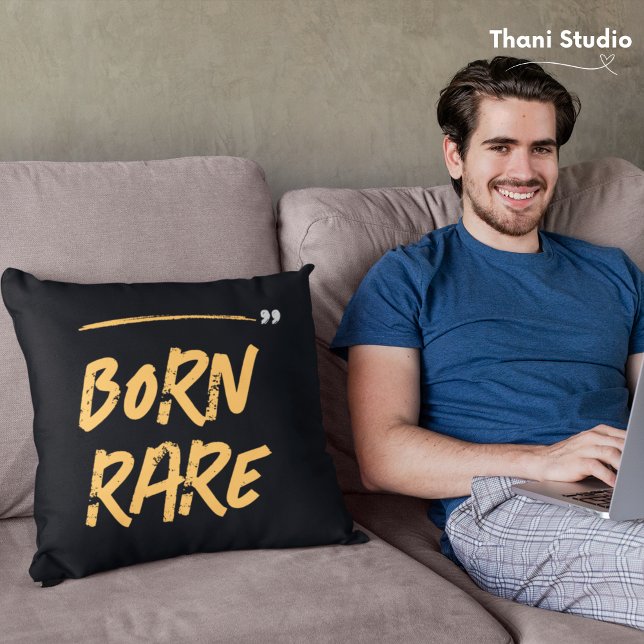 Born Rare Leap Year King Feb 29 Birthday  Cushion (Creator Uploaded)