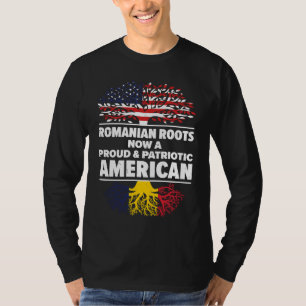 Born Romanian Romania American USA Citizenship T-Shirt