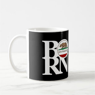 BORN San Francisco 11oz Black Coffee Mug