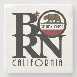 BORN San Luis Obispo Stone Coaster