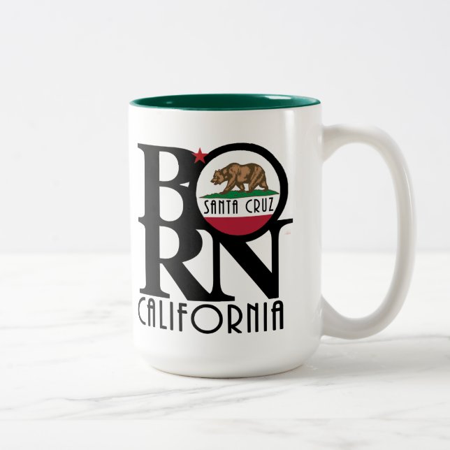 BORN Santa Cruz 15oz Two-Tone Coffee Mug (Right)