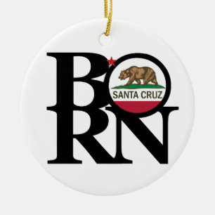 BORN Santa Cruz Ceramic Tree Decoration