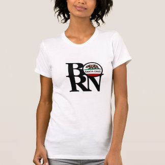 BORN Santa Cruz White Womens Jersey Tee