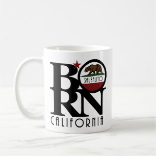 BORN Sausalito CA 11oz Coffee Mug