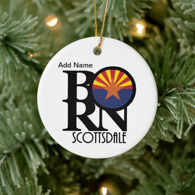 BORN Scottsdale Arizona  Ceramic Tree Decoration (Tree)