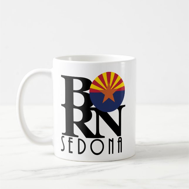 BORN Sedona Arizona 11oz Coffee Mug (Left)