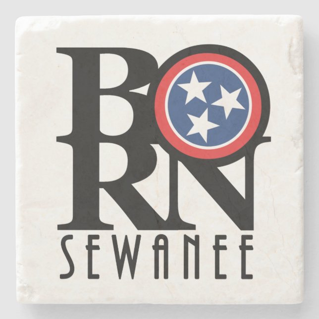 BORN Sewanee Stone Coaster (Front)