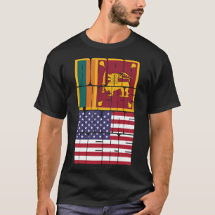 Born Sri Lanka Belong American T-Shirt