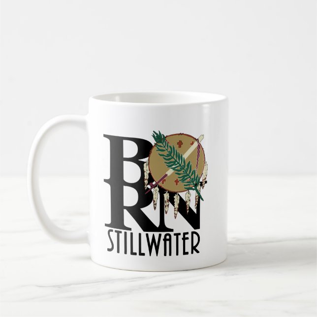 BORN Stillwater Oklahoma 11oz Coffee Mug (Left)