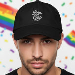 Born This Gay Pride Embroidered Hat<br><div class="desc">Celebrate authenticity and pride with the bold “Born This Gay” embroidered cap design by Ricaso . Simple, confident, and empowering, this statement embraces identity with humor, honesty, and a strong sense of self. Clean embroidered lettering keeps the look modern and stylish while letting the message stand proudly on its own....</div>