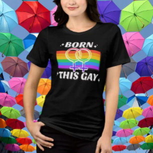 Born This Gay Rainbow Venus Tri-Blend Shirt