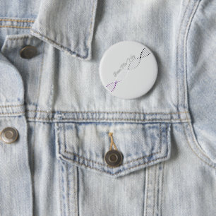 Born This Way ACE - Asexual Pride DNA 6 Cm Round Badge