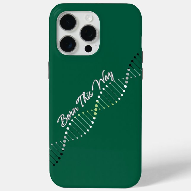 Born This Way - Agender Pride DNA  Case-Mate iPhone Case (Back)