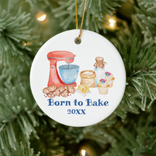 Born To Bake Ornament