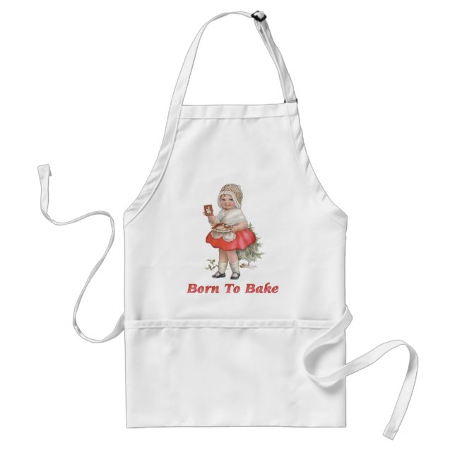 Born To Bake Standard Apron (Front)