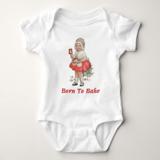 Born To Bake T-Shirt (Front)