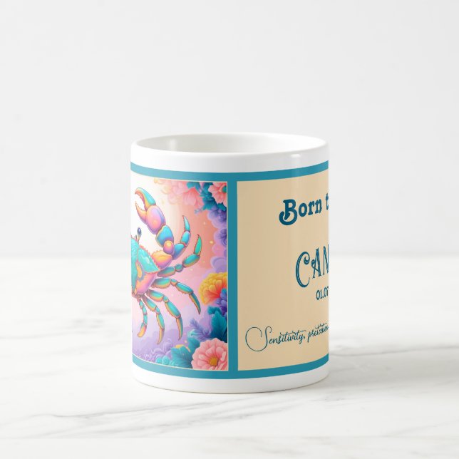 Born to be a Cancer Coffee Mug (Center)