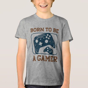 Born to Be a Gamer: Play Without Limits Tri-Blend Shirt