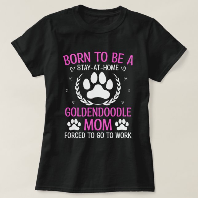 Born To Be A Great Dane Mum Funny Danish Hound Hum T-Shirt (Design Front)