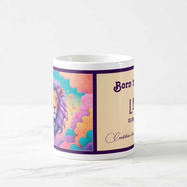Born to be a Leo Coffee Mug (Center)