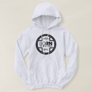 Born To Be A Nurse Light Coloured Hoodie