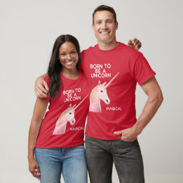 Born to Be a Unicorn Statue Head & Magical Unisex T-Shirt