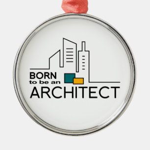 Born To be an Architect Metal Tree Decoration