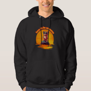 Born to Be Awesome Retro Teddy Bear Cute Cool Funn Hoodie