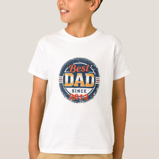 Born to Be Dad – Personalised Year Kids' T-Shirt