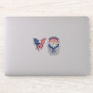 Born to be Freedom   4"x 4"- Glossy Transparent