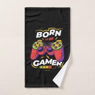 Born To Be Gamer Hand Towel