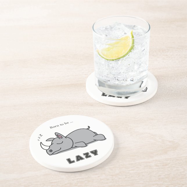 Born to be lazy coaster (Side)