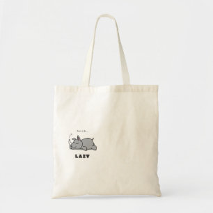 Born to be lazy tote bag