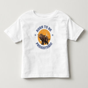 Born to Be Prehistoric Woolly Mammoth Baby Toddler T-Shirt