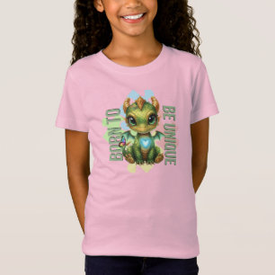 Born to Be Unique Cute Dragon Autism Awareness T-Shirt
