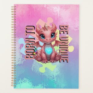 Born to Be Unique – Dragon Heart Cute Baby Dragon Planner