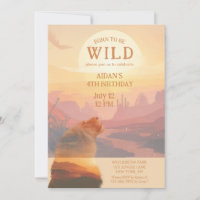 Born to Be Wild African Lion Birthday
