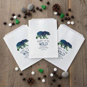 Born To Be Wild Baby Shower Favour Bags